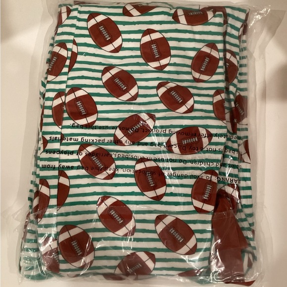 Jordann Jammie’s- Football Fun Pajamas XS - RARE! BRAND NEW & WRAPPED-  MSRP $48 - Picture 4 of 4